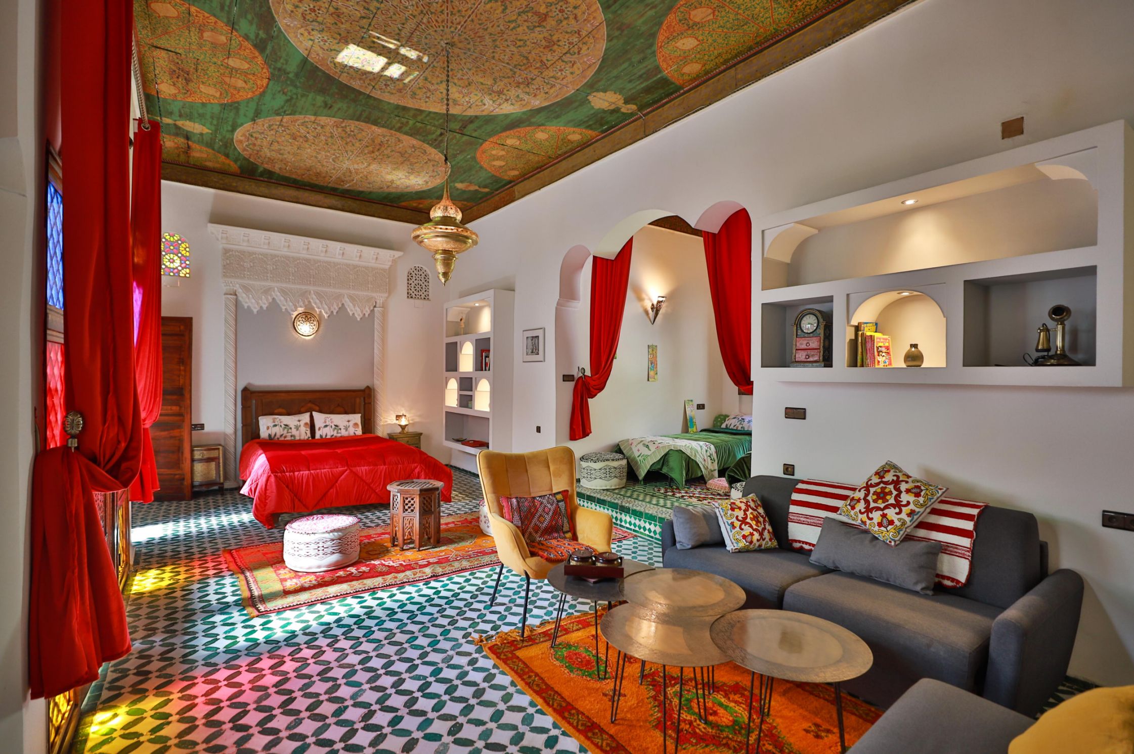 Location d'une suite de luxe dans un Riad à Fès au Maroc