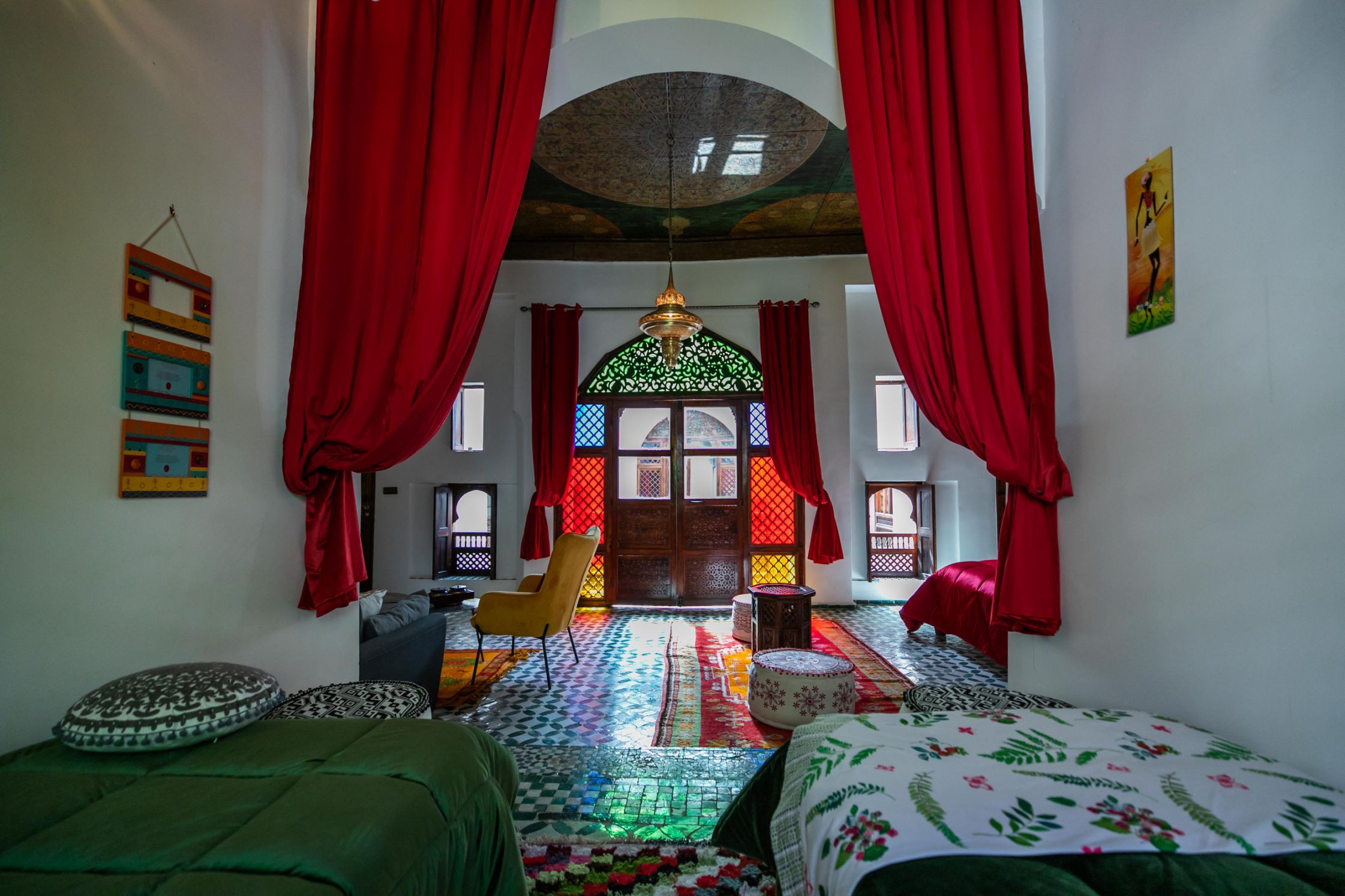 Location chambre dans un Riad Médina El Bali à Fès